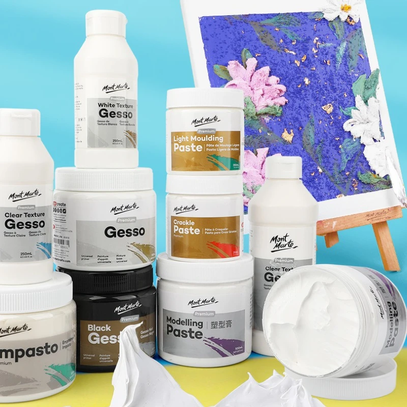 75/250/500ml Oil Painting Base Layer Acrylic Media Agent Shaping Paste Thickening Agent for Assist in Painting Texture Painting