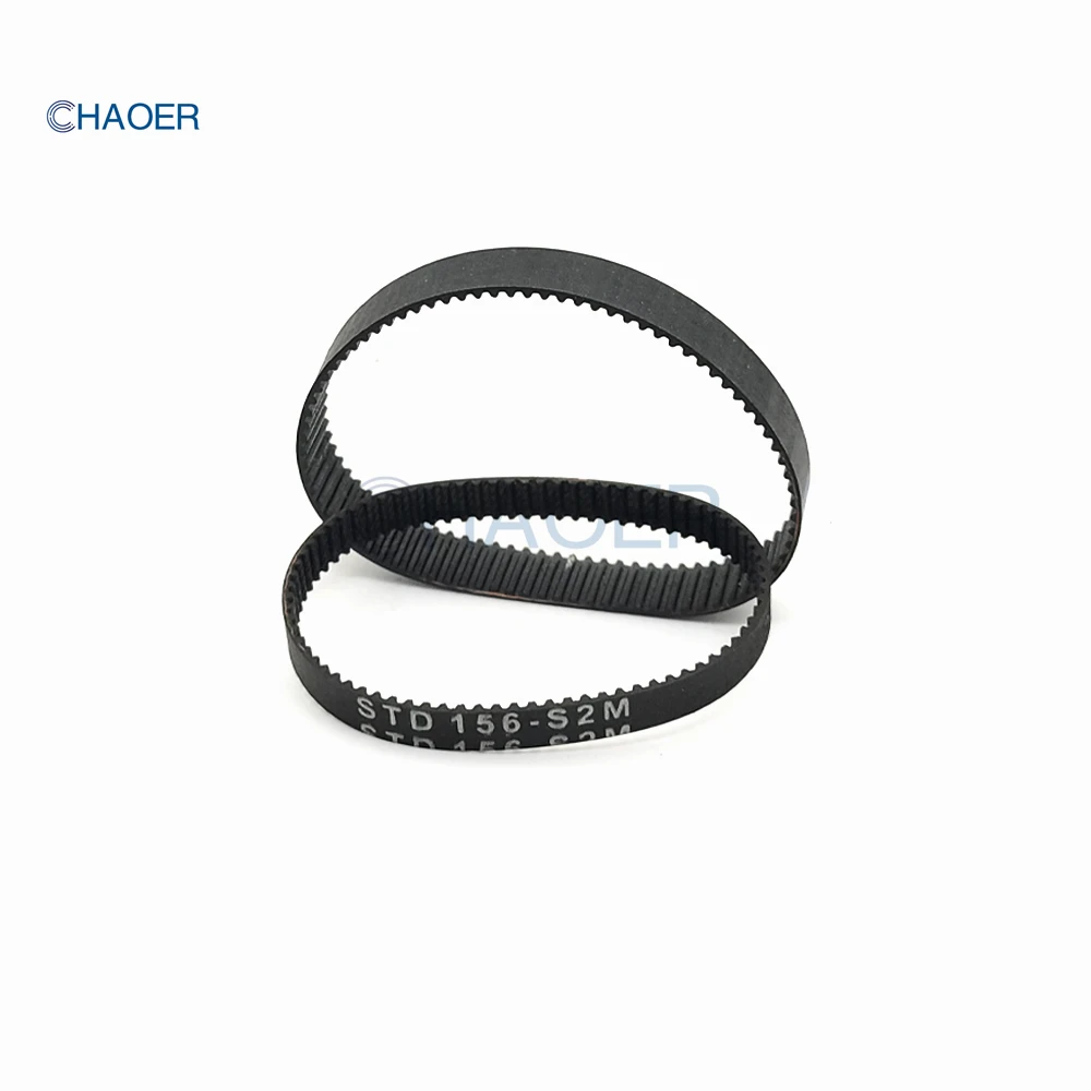 S2M Closed Loop Rubber Timing Belt Length 240-266mm (2mm Steps) Custom Width 4-15mm High Torque Industrial For 3D Printer/CNC