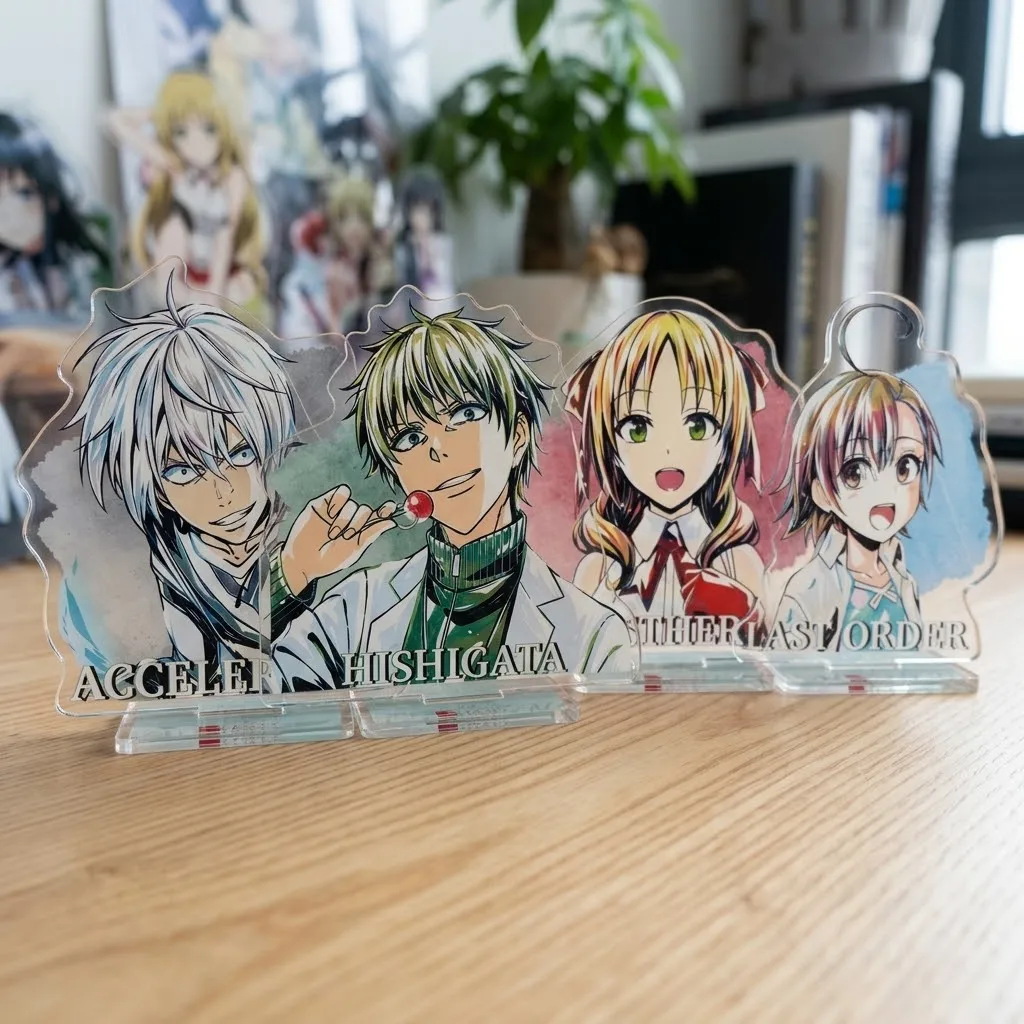 A Certain Scientific Accelerator Acrylic Stand Keychain Anime Figure Pendant Gift For Anime Fans