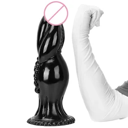 35*10cm Silicone Dragon Dildo Oversized Anal Plug Fisting Monster Penis Backyard Dilator Buttplug Male Masturbator Adult Sex Toy