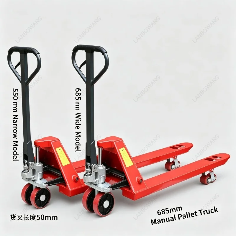 Manual & Semi-Electric Forklift, 1T/2T/3T Capacity, Lithium Battery Powered Warehouse Lifting Stacker