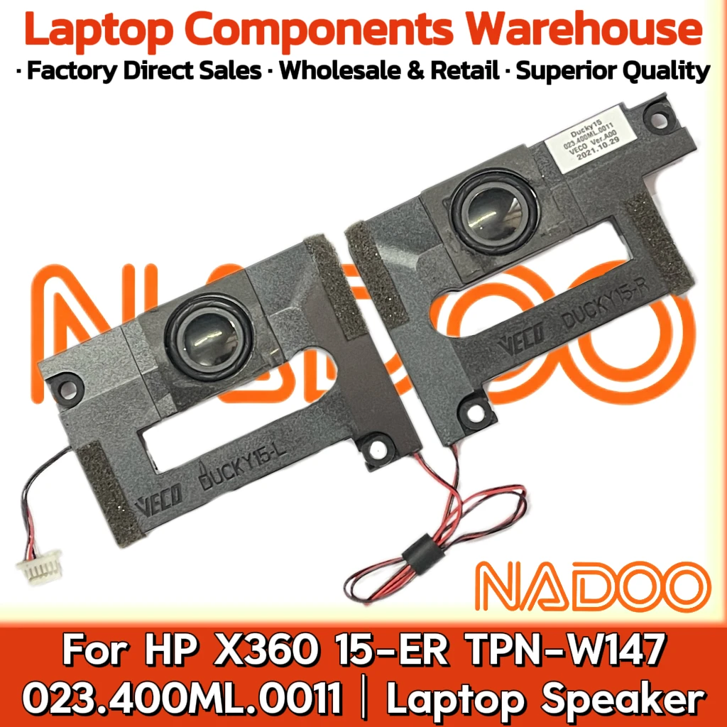 

New Original Laptop Notebook Audio Speaker For HP X360 15-ER TPN-W147 023.400ML.0011 built-in speaker horn audio