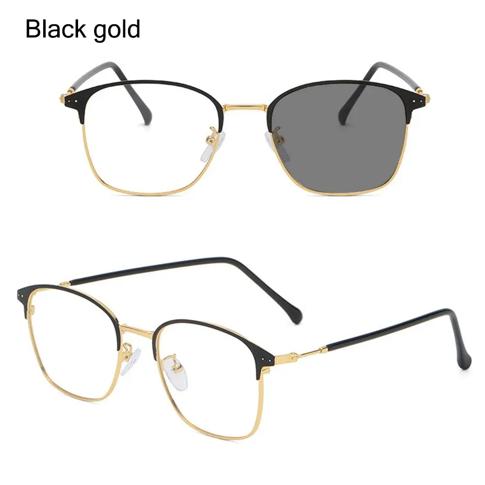 

Retro Computer Gaming Eyewear Photochromic Sunglasses Discolored Glasses Blue Light Blocking Glasses Men Women Sunglasses