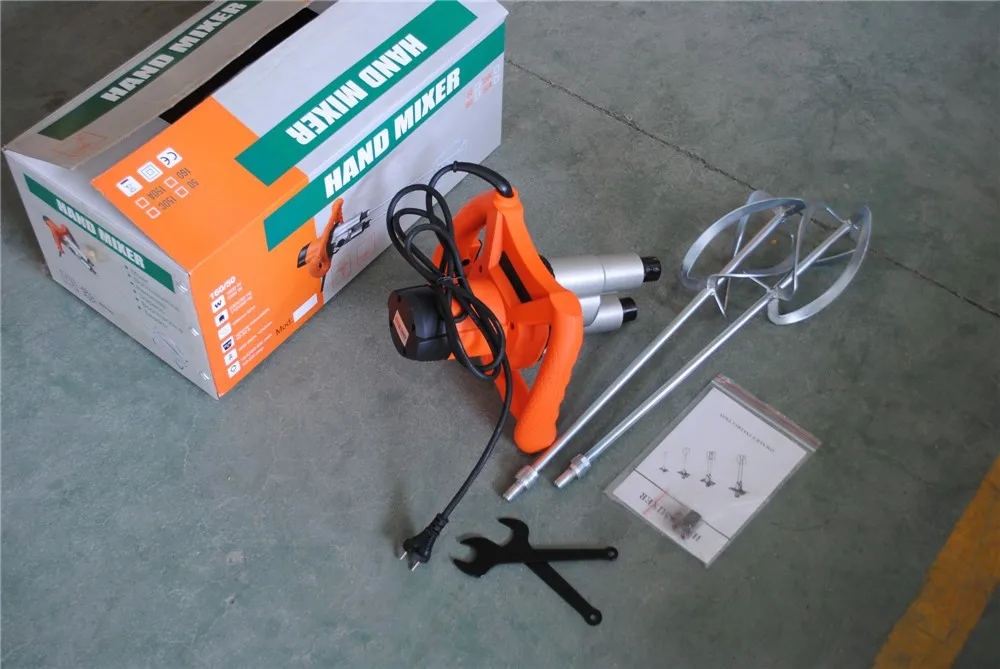 Przemysłowy Przenośny Mini Mikser Ręczny Domowy Automatyczny Mikser do Mieszania Putelu i Proszków Podwójny Elektryczny Mikser do Farb