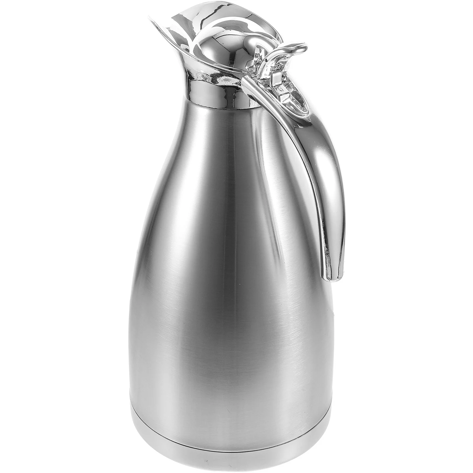

Silver 2.0L Insulated Stainless Steel Vacuum Bottle Double-Layer Thermal Pot for Office Home Outdoor Thermal Bottle