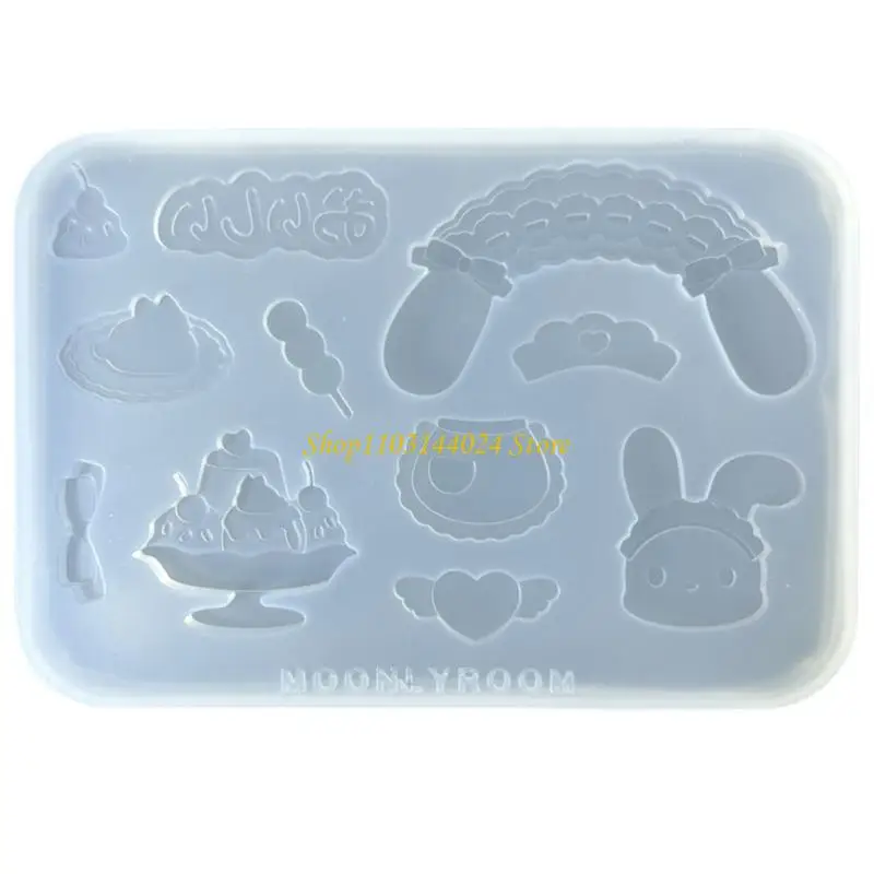 Easy to Clean Silicone Mold for Crafting Dripping Glue Crafts Mold Jewelry Mold for Jewelry Making and Artistic Projects