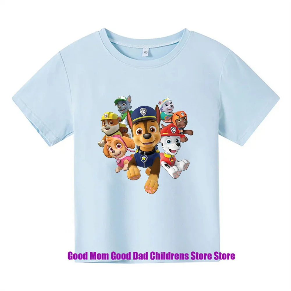 PAW Patrol Summer Childrens Wear Boys' And Girls't-shirts Single Cartoon Printed Children's Sportswear Jackets baby Clothes