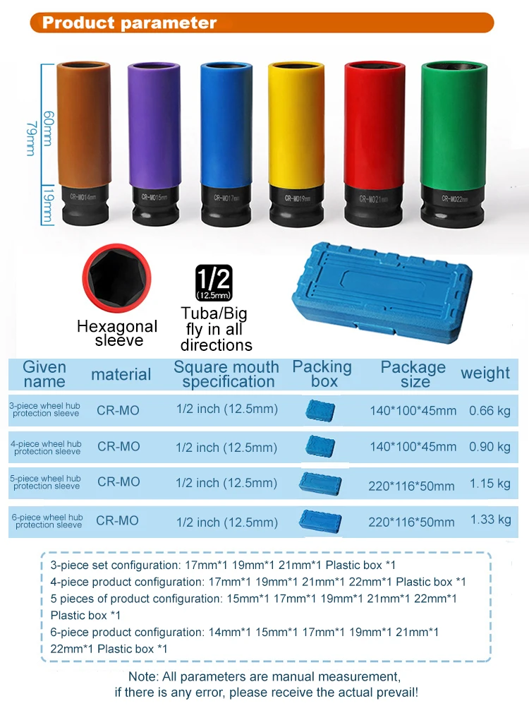 耐久性のあるプラスチック製の衝撃保護スリーブ,15mm, 17mm, 19mm, 21mm, 22mm,ドライバー用