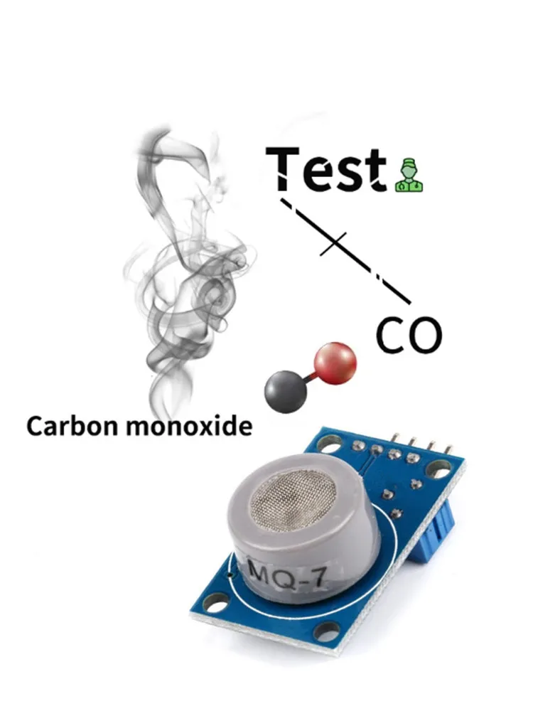 MQ-7 MQ7 Carbon Monoxide CO Gas Leakage Detector Sensor For Arduino module