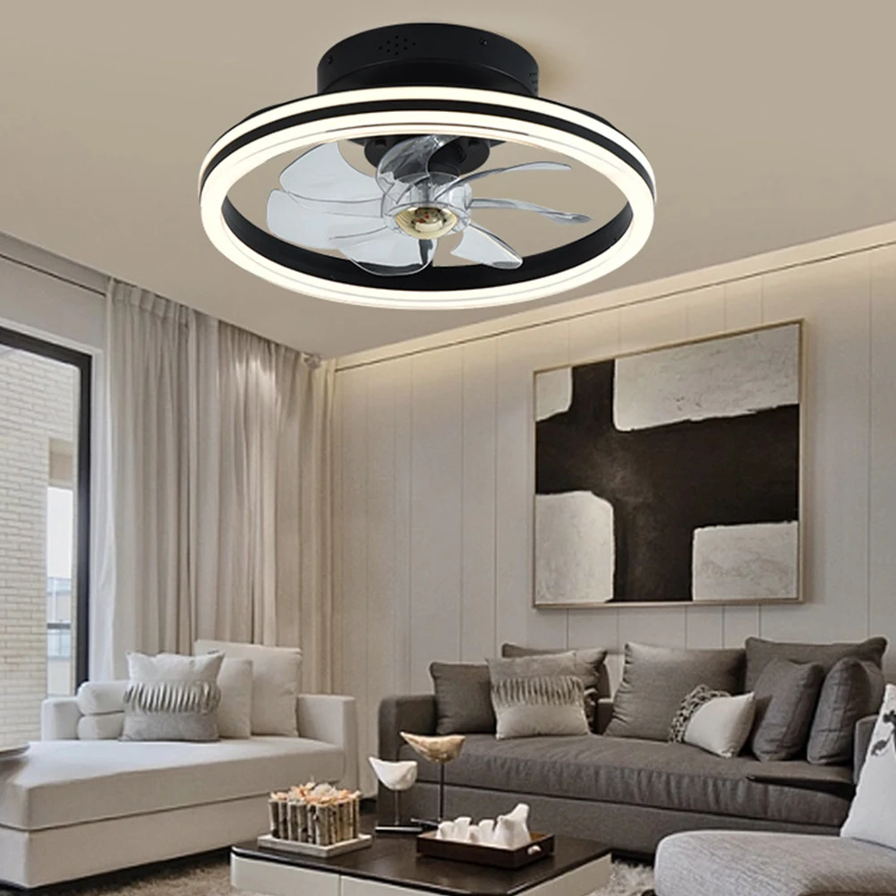 Modern Ceiling Fan Led Ceiling Fan With 6 Wind Speeds Timer Remote Control  Function Dimmable LED Lights Ceiling Fan