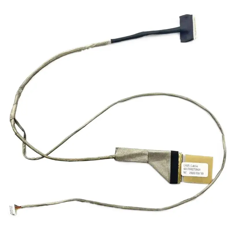 Cabo flexível de tela de vídeo dl para toshiba satélite c600 c640 c645 laptop lcd display led fita câmera cabo flexível 6017b 0273901