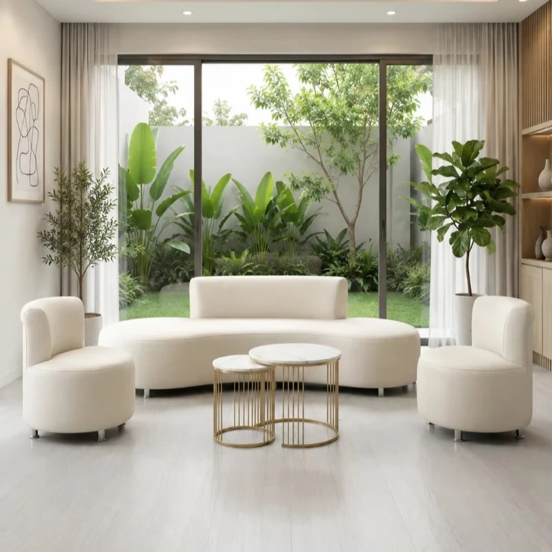 Modern sofa living room combination sofa fabric sofa furniture