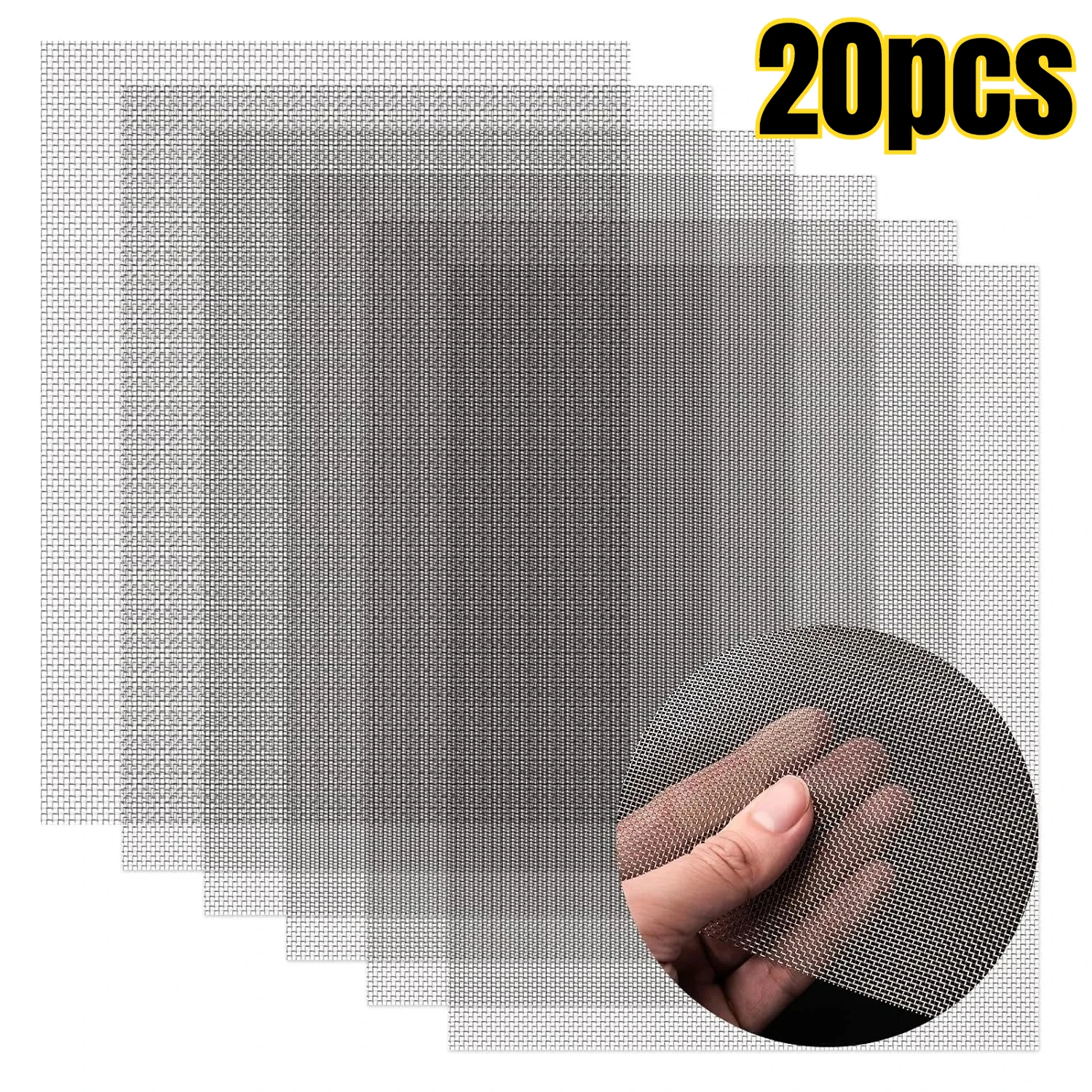 Universal Stainless Steel Car Bumper Repair Mesh Net Plastic Crack Repair Hole Repairing Mesh Net For Bumper Body Hood Vents