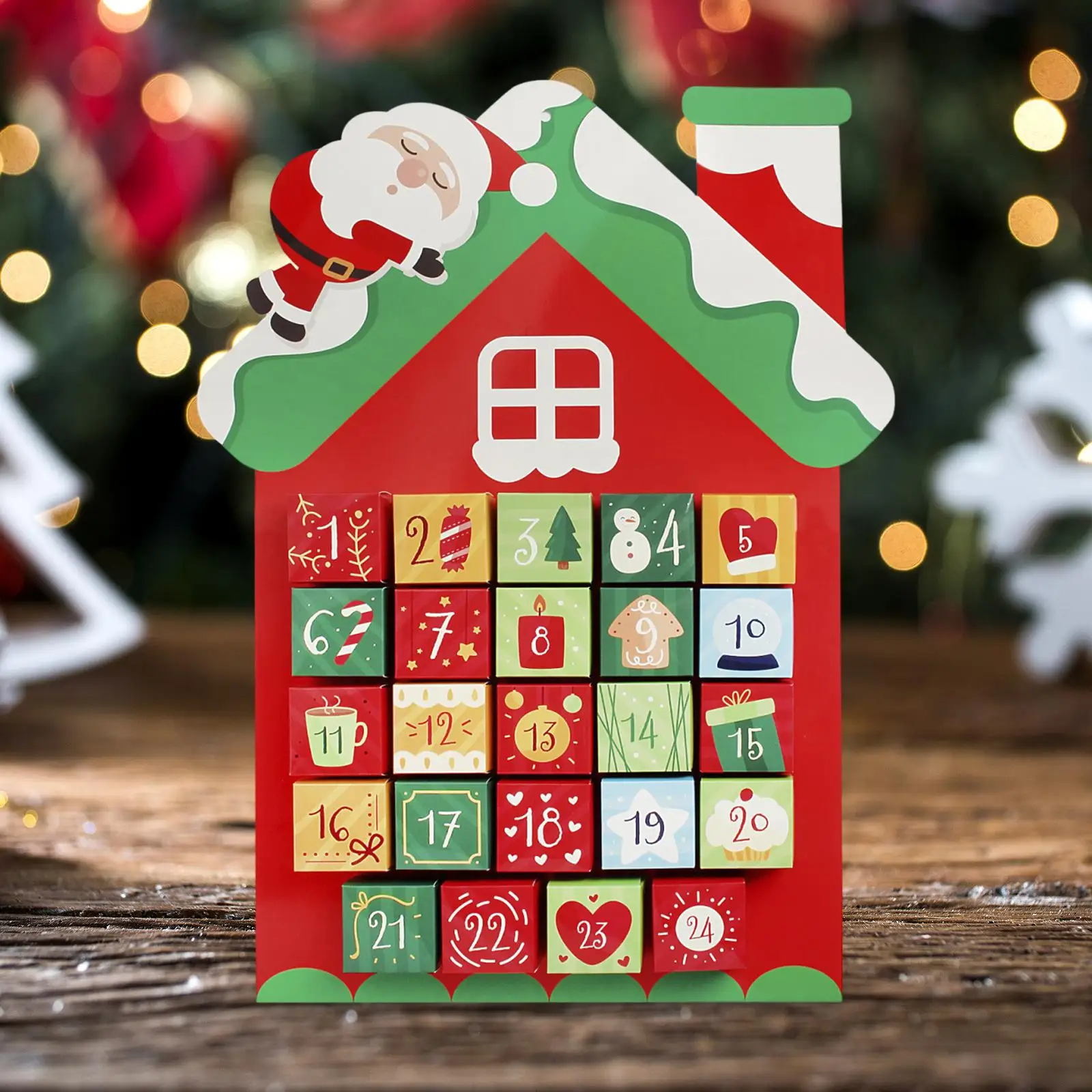 تقويم عيد الميلاد ديكور الأعمال زخرفة المطاعم متجر الهدايا مكتب المدرسة زينة عيد الميلاد #2