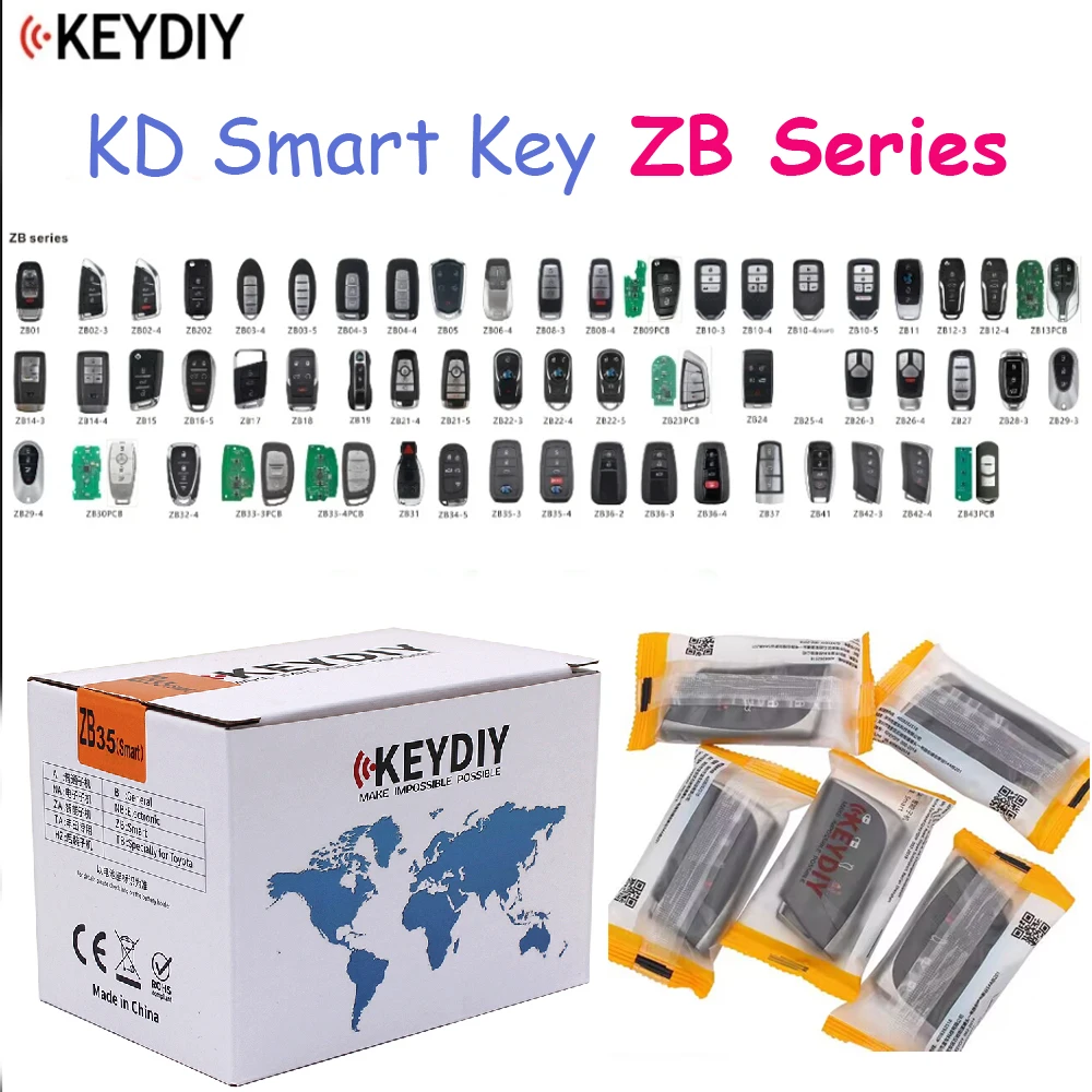 KEYDIY الأصلي KD مفتاح ذكي ZB سلسلة ZB01 ZB02 ZB08 ZB10 ZB11 ZB12 ZB15 ZB16 ZB21 ZB22 ZB23 ZB24 ZB28 B29 ZB30 ZB31 ZB35 ZB43