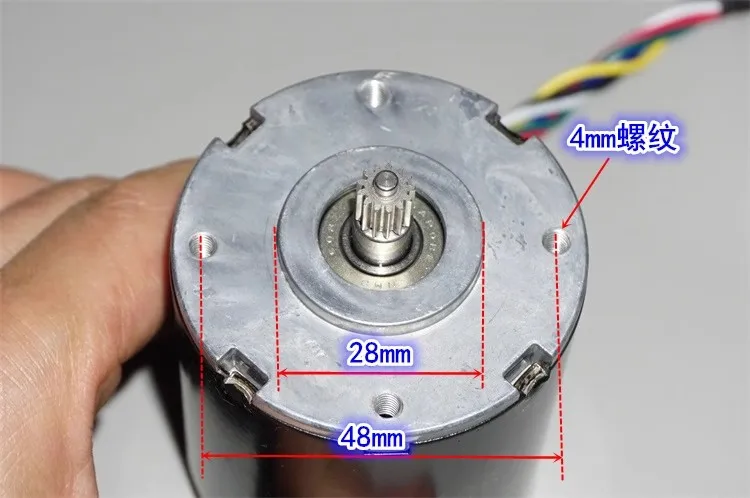 DC12V-24V 4650rpm CW CCW B5665 Internal rotor brushless motor with built-in driver