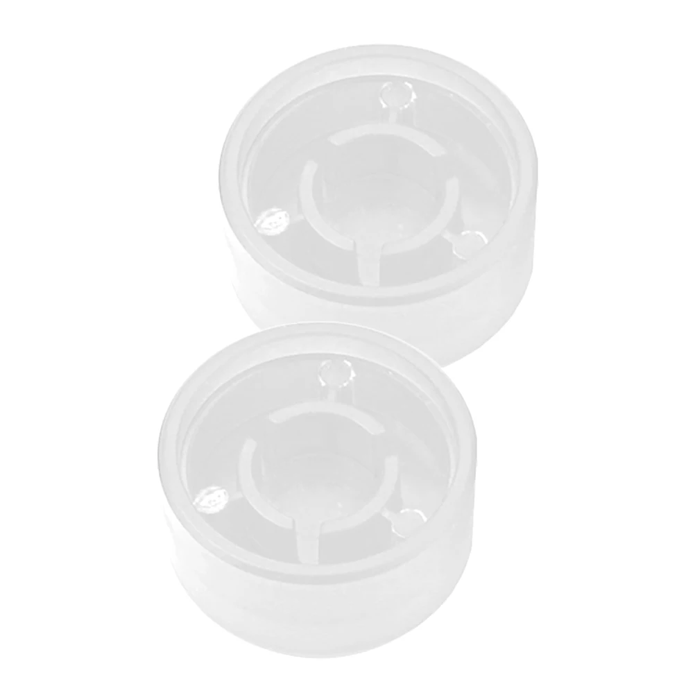 

2 Pcs Effect Button Guitar Effects Pedal Footswitch Toppers Knob Wiring Caps Plastic