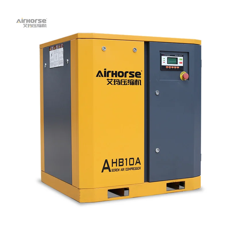

Silent Screw air Compressor 4kw 5.5hp air Compressor Belt Driven 7.5kw 10hp Screw air Compressor Machine
