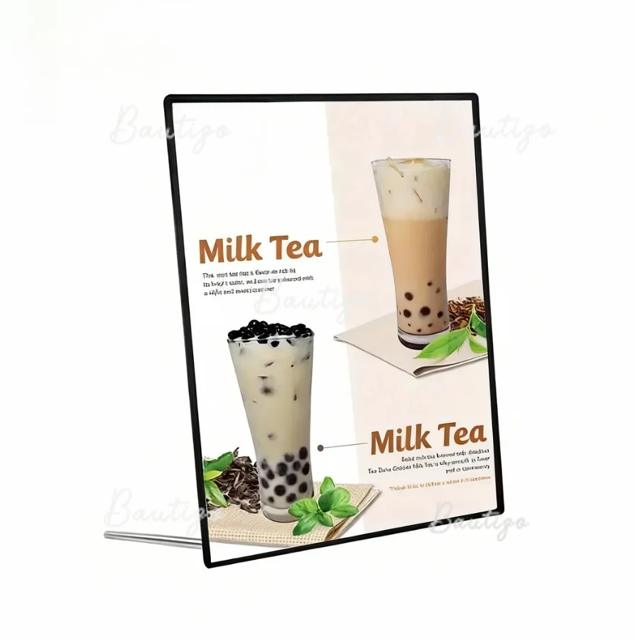 Addressable Led Sign Fast Advertising Gadget Aluminum Chandelier Light Indoor Decoration Box Ultra-thin Picture Frame Food Menu
