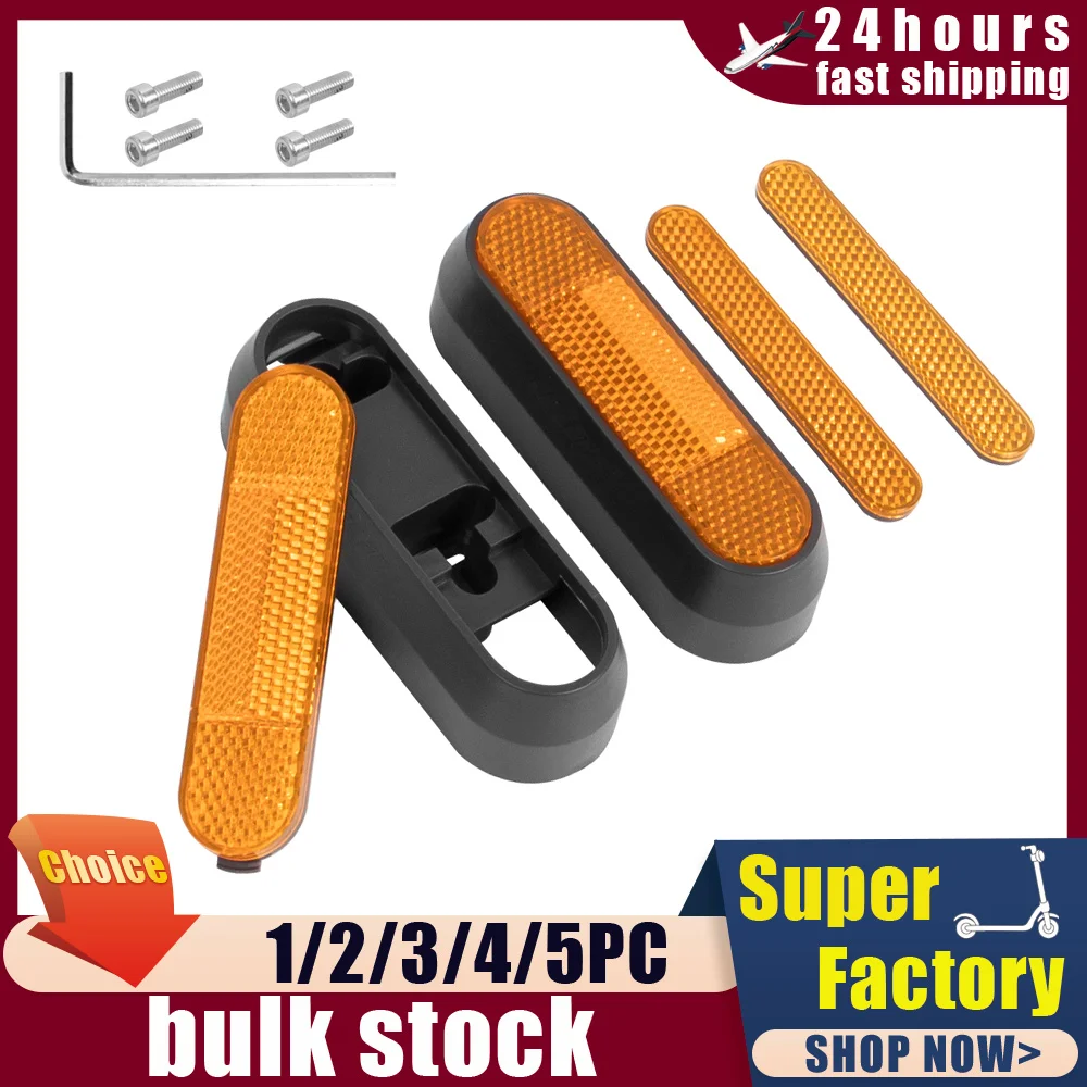 Modifited Front Rear Wheel Hub Protective Shell Case For Ninebot Max G30 G30D Electric Scooter Night Warning Reflector