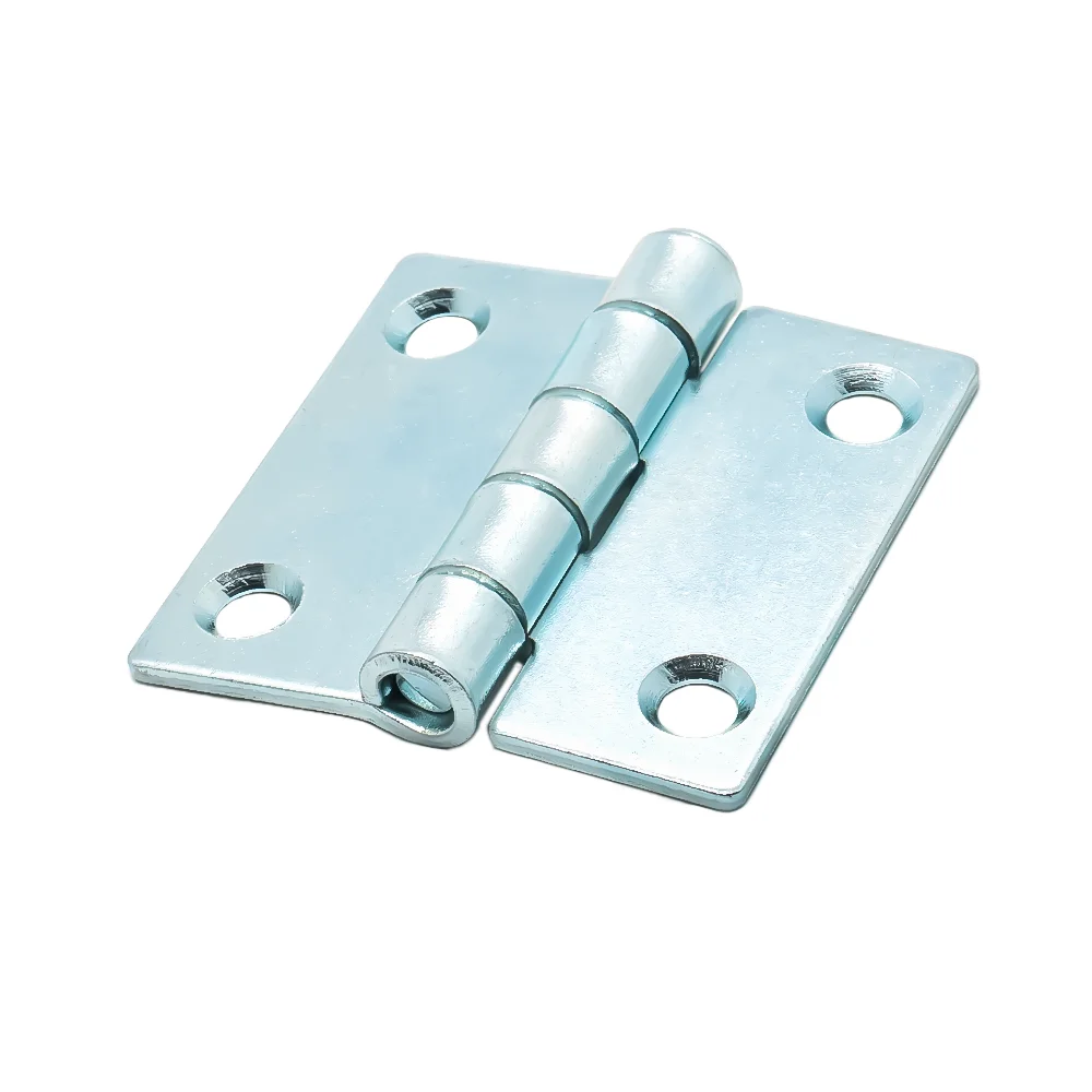 1 Pc Carbon Steel Butterfly Hinges Galvanized Flat Plate Type Pull-Core Square Style Door Cabinet Hardware Mounting