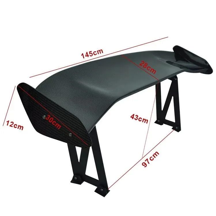 

Car refitted tail/general carbon fiber tail/running wing/three-cabin general tail/lightweight fixed wind wing