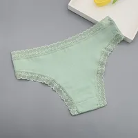 Moonflame 5 PCS Women's Pantie Female Lingerie Solid Color Sexy Lace Cotton Briefs Woman Panties - Image 5
