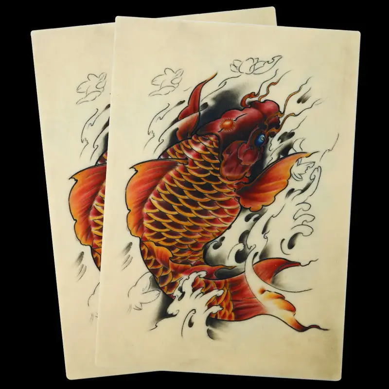 Silicone A4 Tattoo Practice Leather Thickened Double-sided Tattoo Special Fake Leather Large Blank Practice
