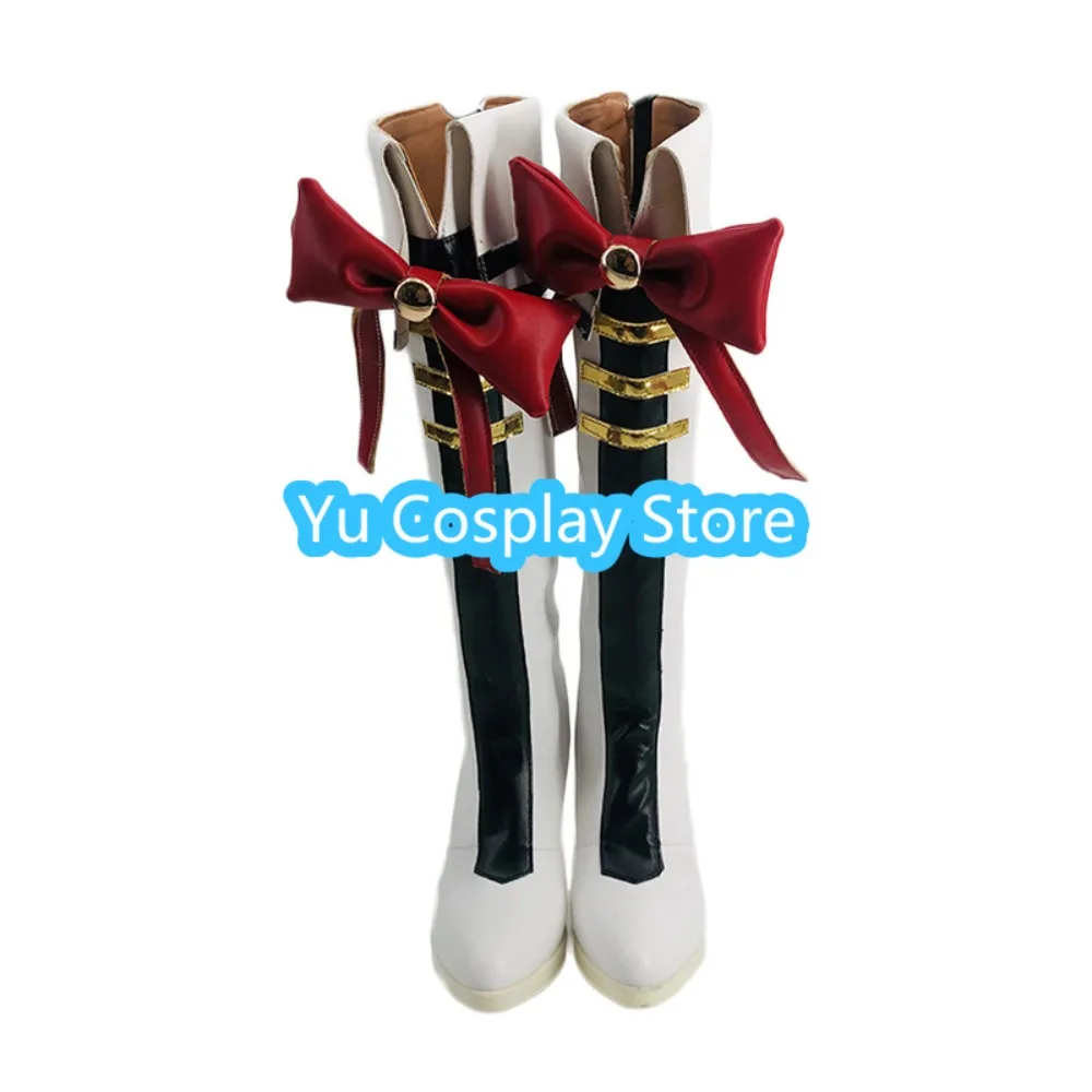 Yu Cosplay Store Uma Musume Pretty Derby Gold Ship Scarpe Cosplay Halloween Gioco di ruolo Scarpe Stivali Anime Gioco Costume Puntelli Anime