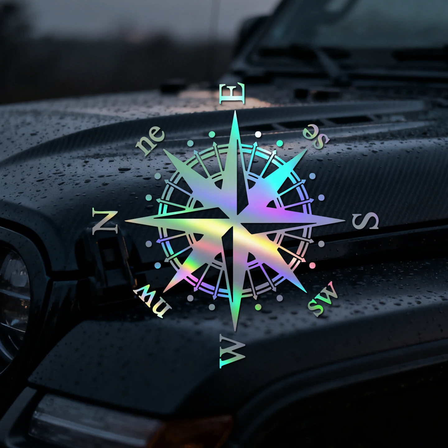 

Наклейки на авто, светоотражающие виниловые наклейки для компасов, подходят для бамперов грузовиков, окон, дверей и ноутбуков.