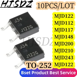 10Pcs New Mjd112 Mjd117 Mjd122 Mjd127 Mjd148 Mjd200 Mjd210 Mjd243 To252