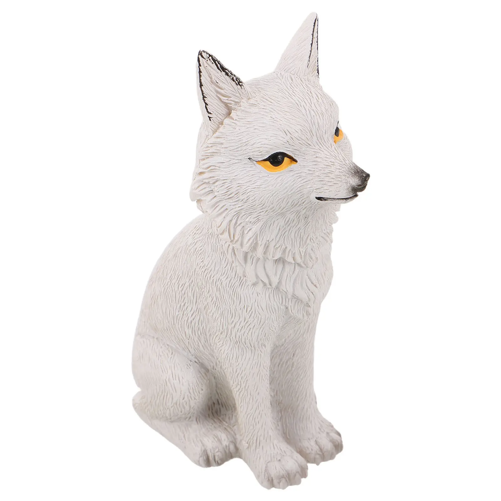 Mini Small Resin Fox Statue Cute Artistic Outdoor Patio Bonsai Plant Pot Fairy Garden Landscape Decor Micro Landscape view 5