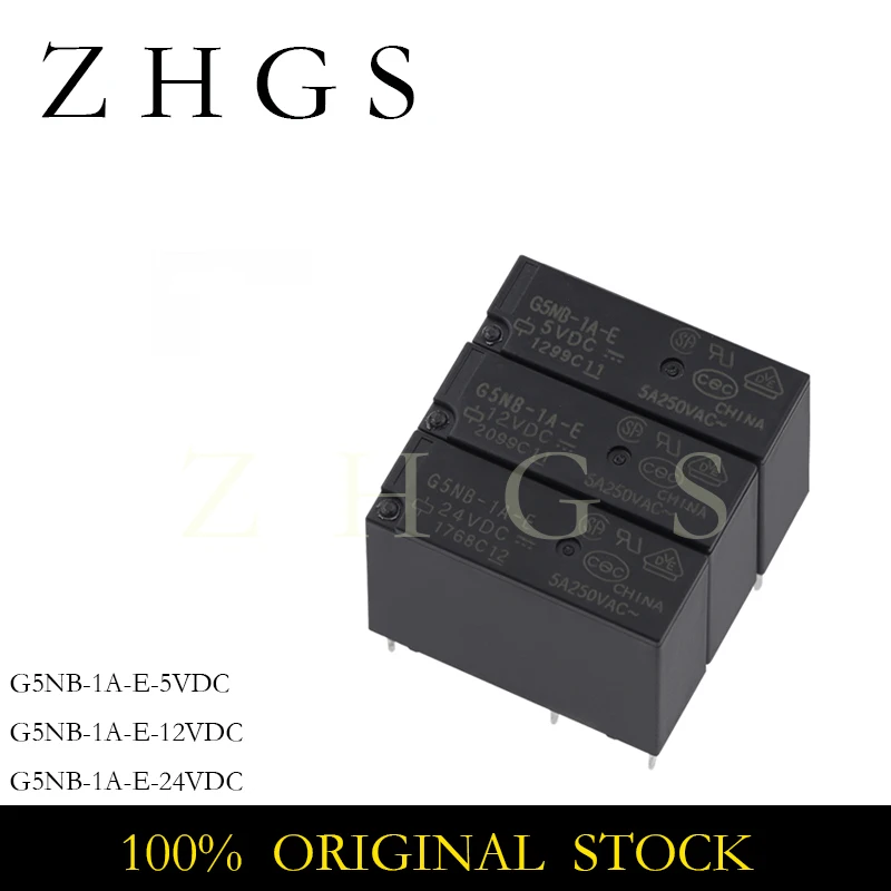 5Pcs G5Nb-1A-E-5Vdc…