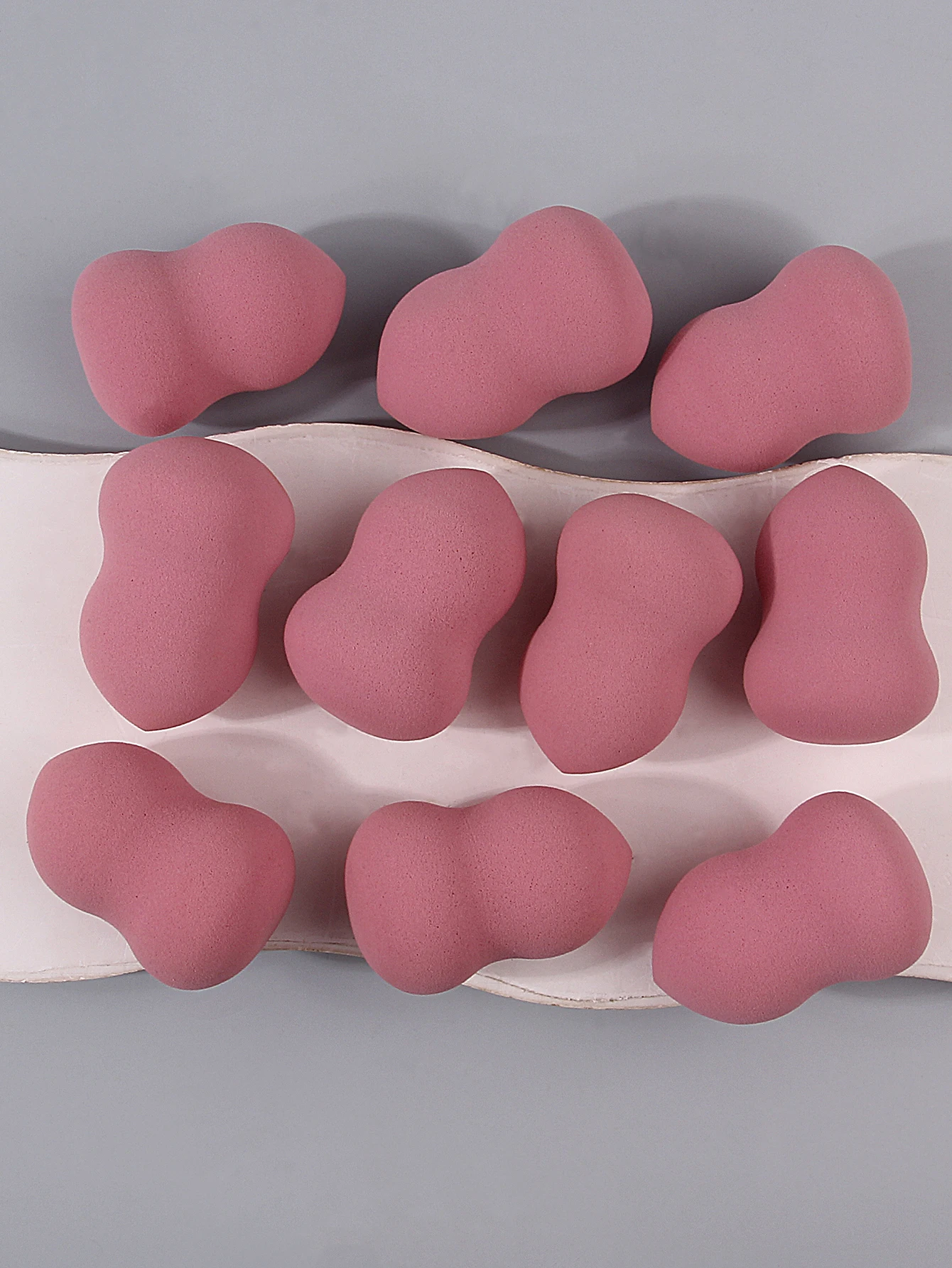 10 قطع من مسحوق القرع عالي الجودة كبير الحجم، بيضة تجميل، سائل أساس جاف ورطب ثنائي الغرض، كريم BB، إسفنجة مكياج