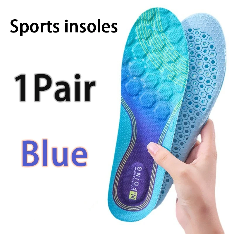 1 pair of summer breathable arch support sports insoles to keep feet cool and comfortable