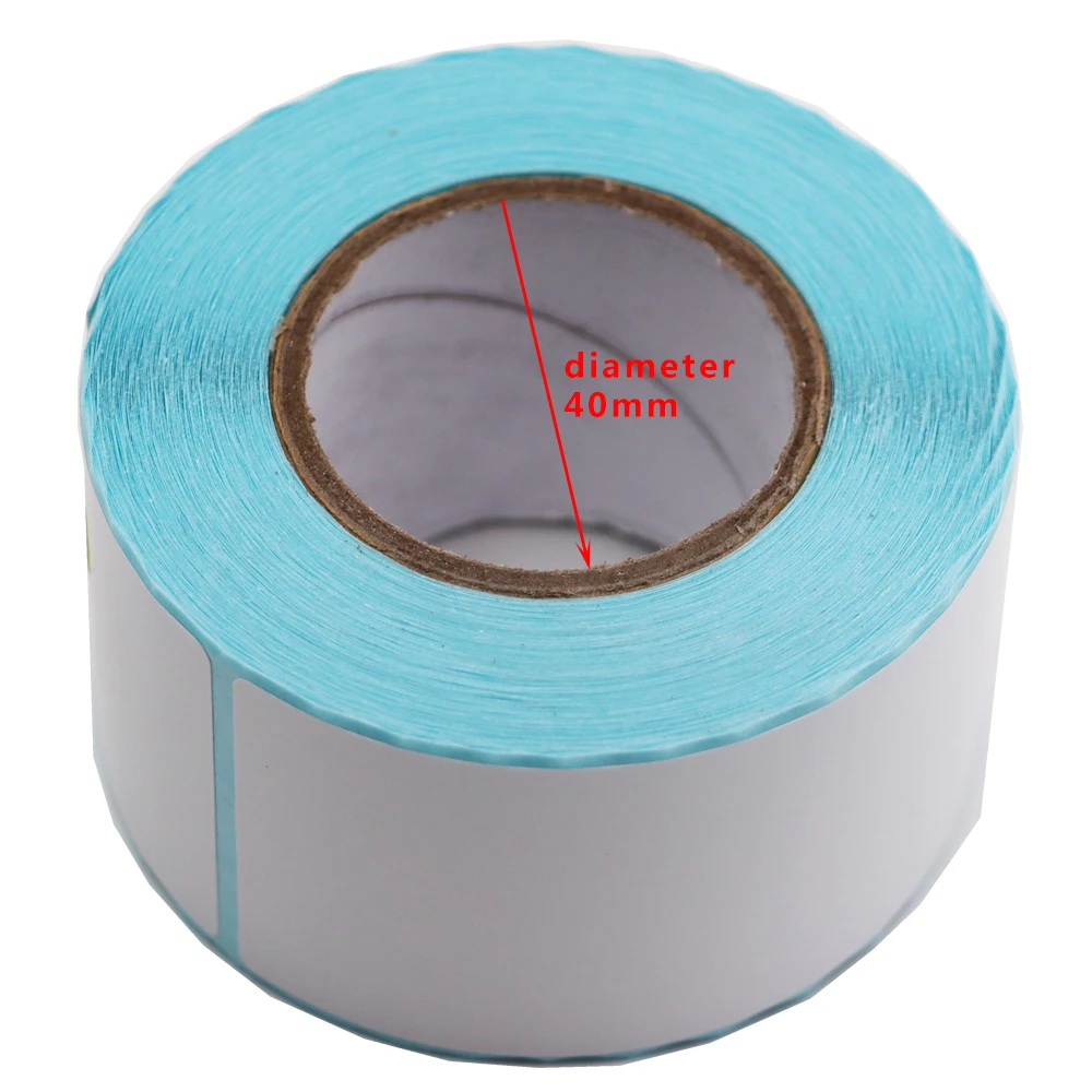 40x80mm Adhesive Thermal Label Sticker Paper Supermarket Price Blank Barcode Label Direct Print Waterproof Print Supplies