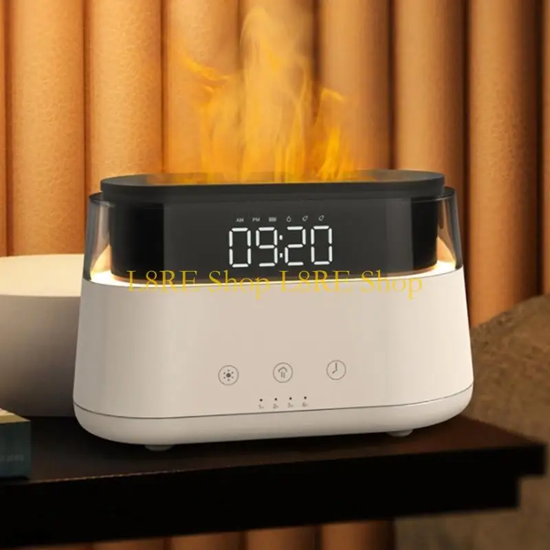 l8re flame arome diffuser with and clock led night light- multifunction machain room for room for room
