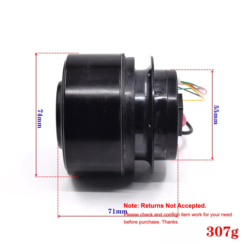 DC 18V-33V 28.2V 200W High-power 74mm Diameter BLDC 3-phase Brushless Turbine Motor with Driver Double Ball Bearing