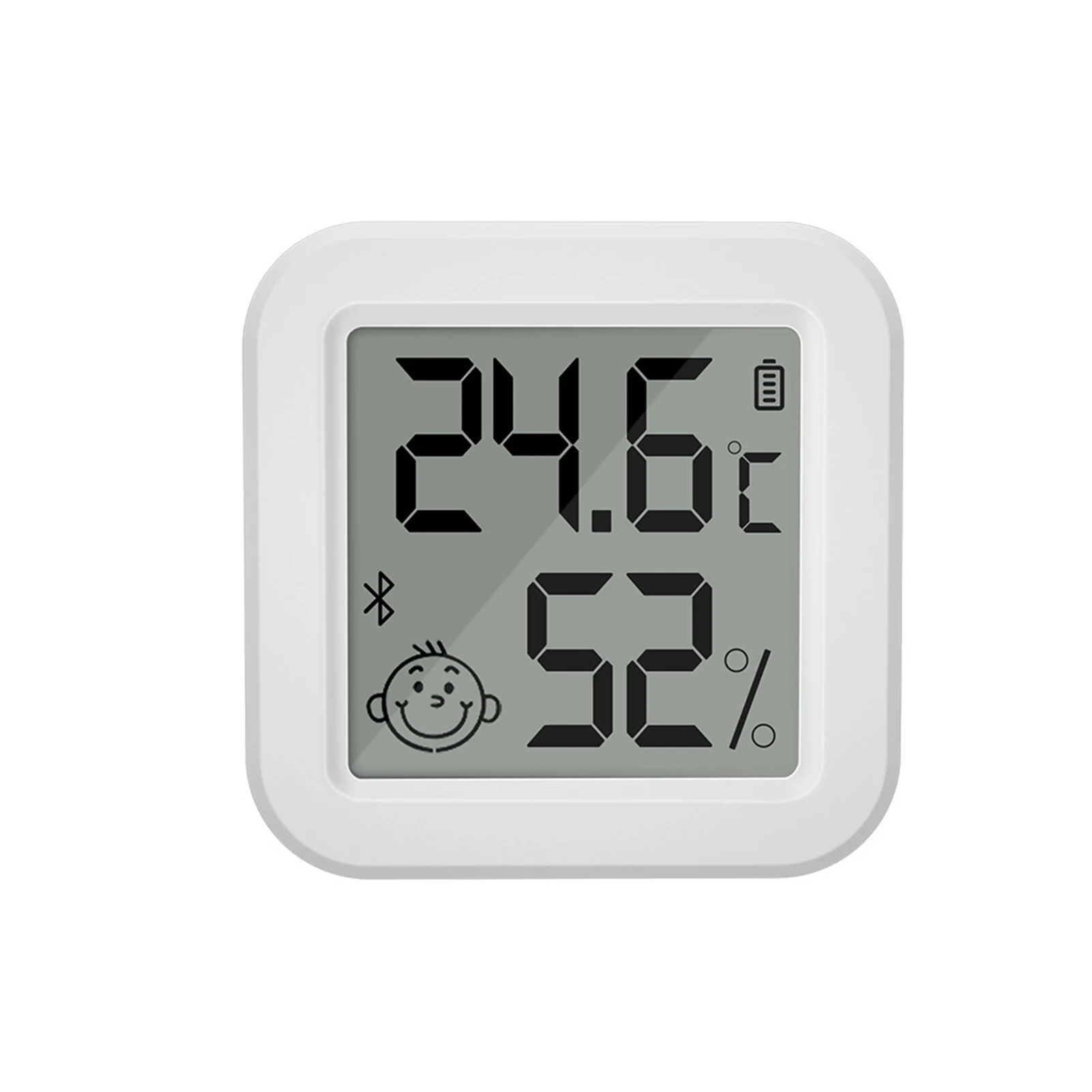 Smiley Mini LCD cyfrowy termometr higrometr temperatura w pomieszczeniu miernik wilgotności czujnik miernika stacja pogodowa