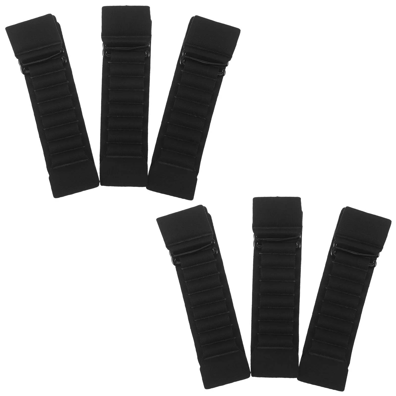6Pcs Bra Extension Buckles 8-Hole Adjustable Elastic Strap Extender for Bras Swimsuits Dress Strap Adjuster Comfortable Support