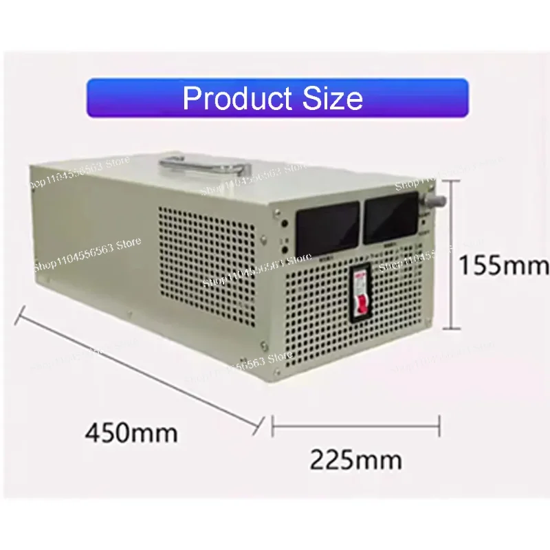 3000W Adjustable Switching Power Supply - DC 200V-1000V Battery Charger for Lead-Acid & LiFePO4 Batteries