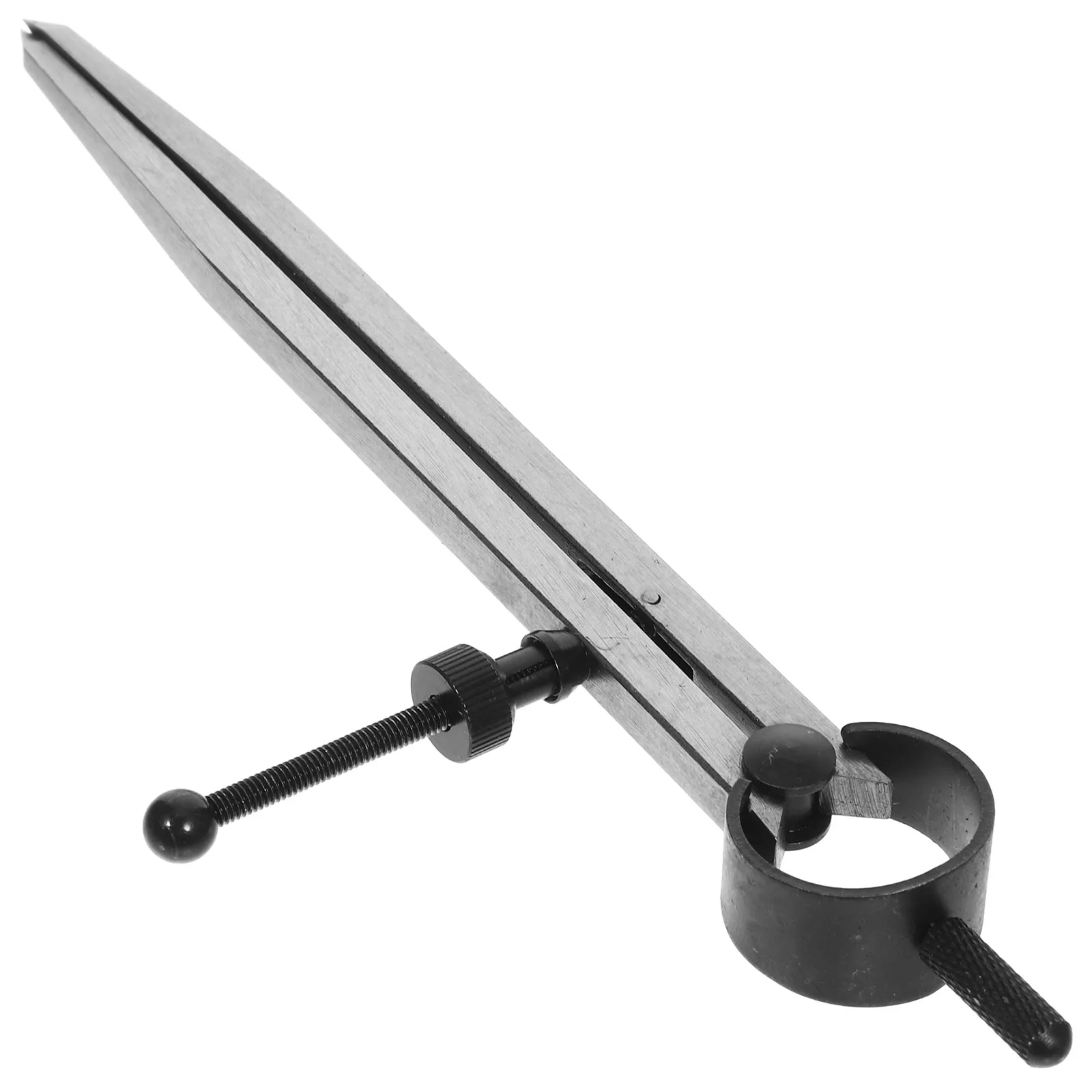Metal Spacing Gauge Rust-Resistant Iron Spring Divider Caliper Ergonomic Handle Woodworking Drafting Precision Compass For