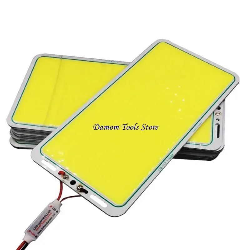 57BE 12V 70W 7000LM LED لوحة الشريط مصباح خبز مصباح متوازن 220 × 113 مم أبيض/دافئ جديد