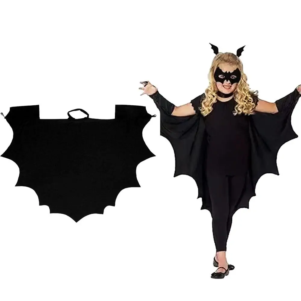 Costumes de déguisement mignons, Cape d'aile de chauve-souris, accessoires de vêtements, Design de dessin animé, Costume de Cosplay pour enfants, Costume de Cosplay pour femmes