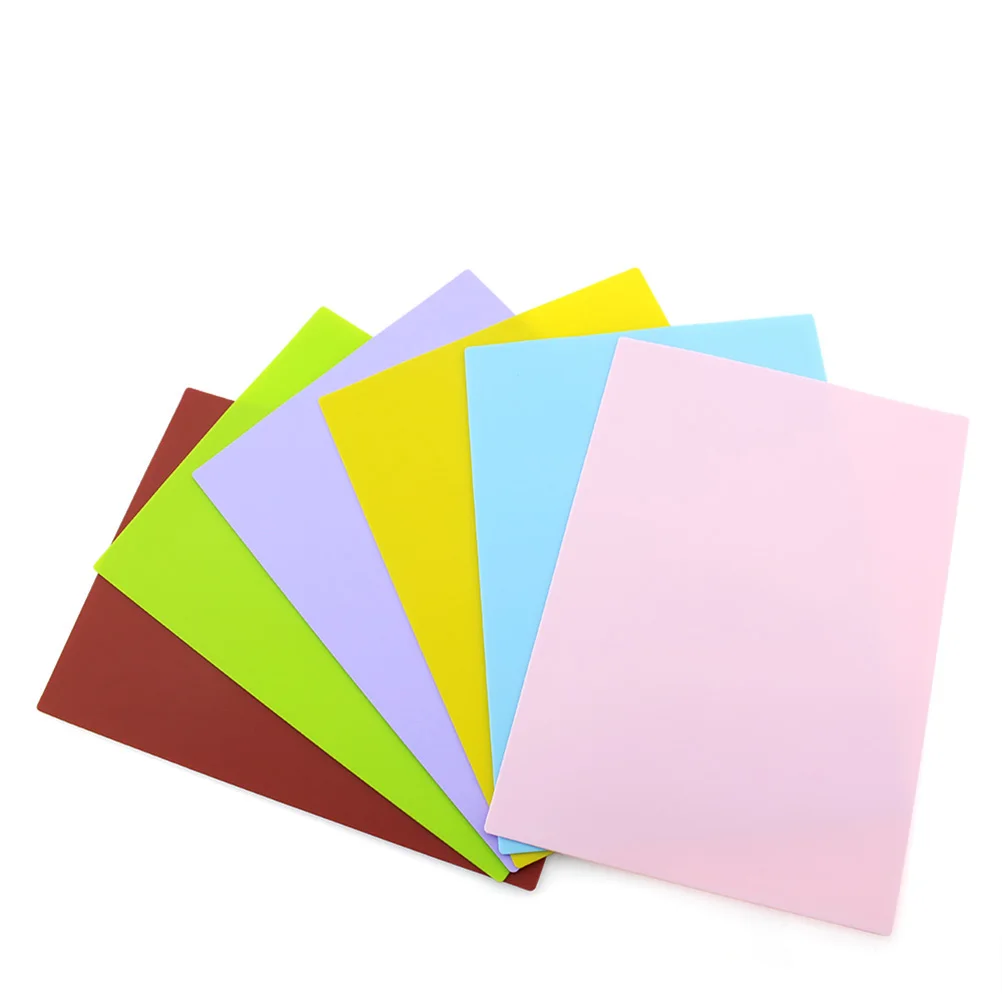 

5 Pcs Baking Mat Thermal Insulation Non-slip Food Grade Silicone Dough Pastry Rolling Large Size Heat Resistant Flexible Storage