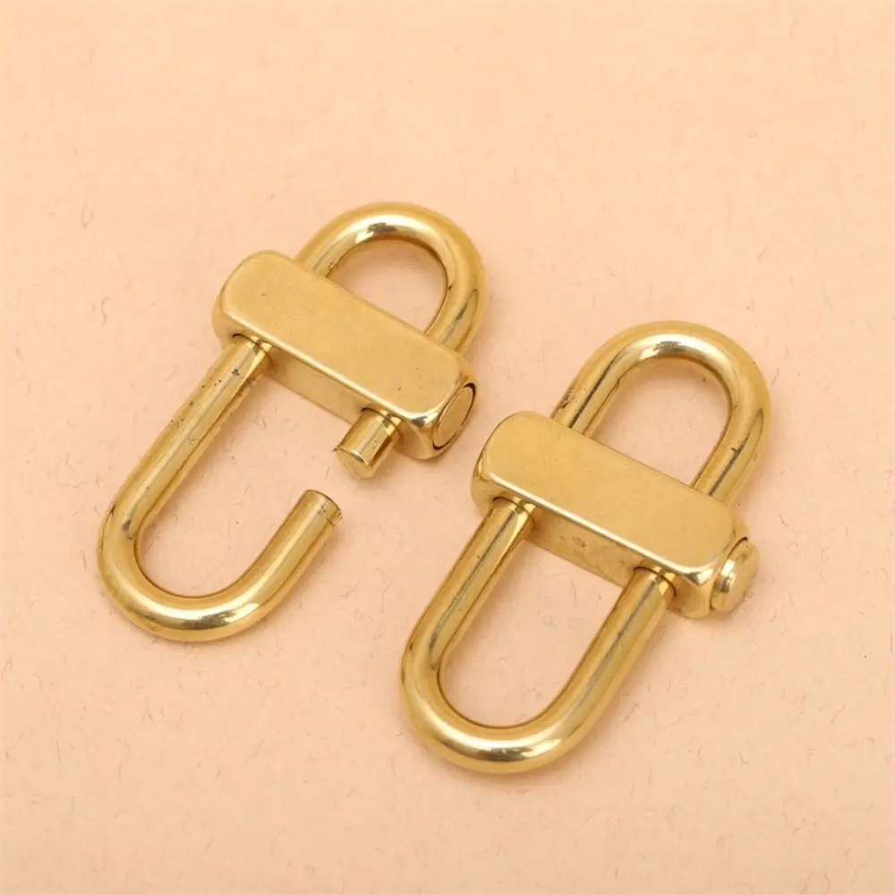 Bag Accessories Anti-oxidation Luban Lock Buckle Anti-rust Quick Opening Length Shorten Clip Keychain Lock Clamp