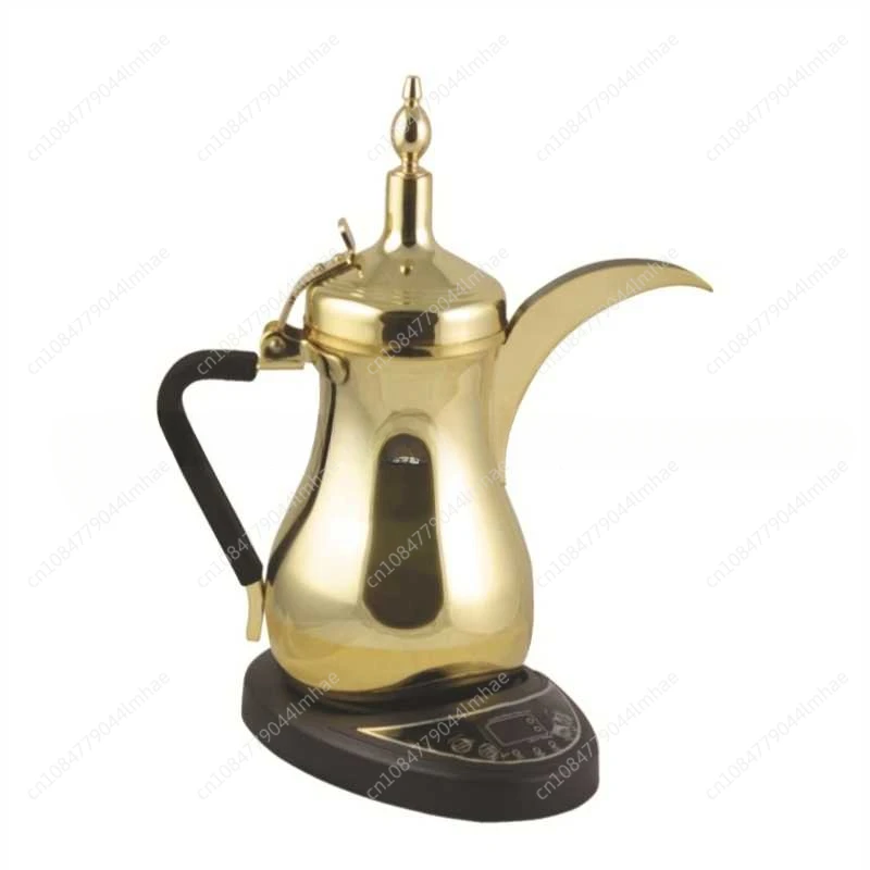 

Hot-selling Arabic Coffee Pot Middle East Teapot Heating Pot Stainless Steel Electric Coffee Pot Brewing Tea and Coffee