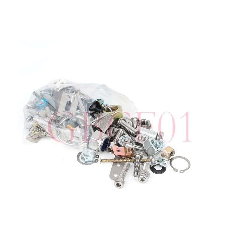 Mixed Screw Assortment Kit Stainless Steel Hex Socket Cap Head Self-Tapping Screws Nuts Washers Rivets