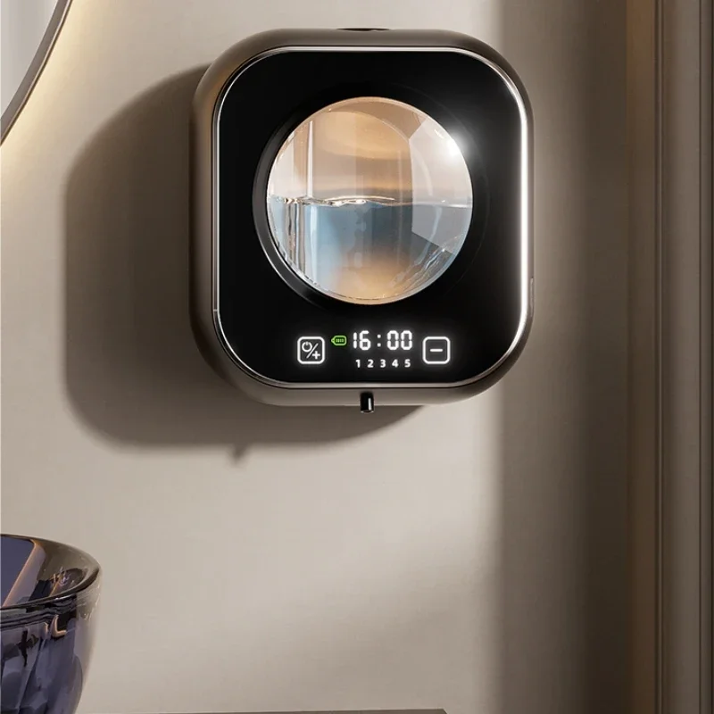 Mounted Automatic Soap Dispenser with Large Capacity Non-contact Rechargeable Sensor Kitchen with LED Intelligence Cleaning Wall