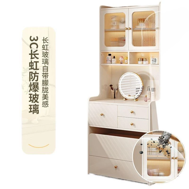 

Solid wood small bedroom, household dressing table, integrated modern simple